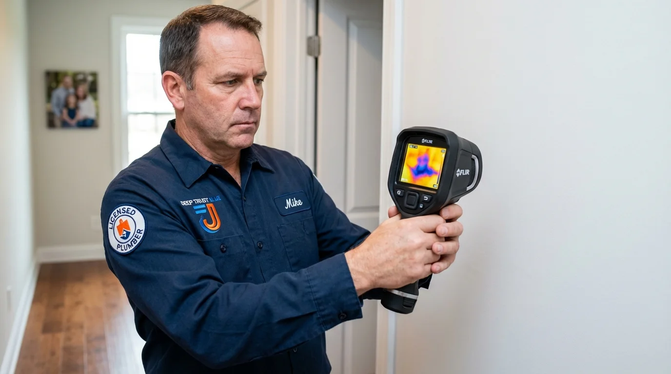 Thermal imaging leak detection by Johns Plumbing LLC in Medina